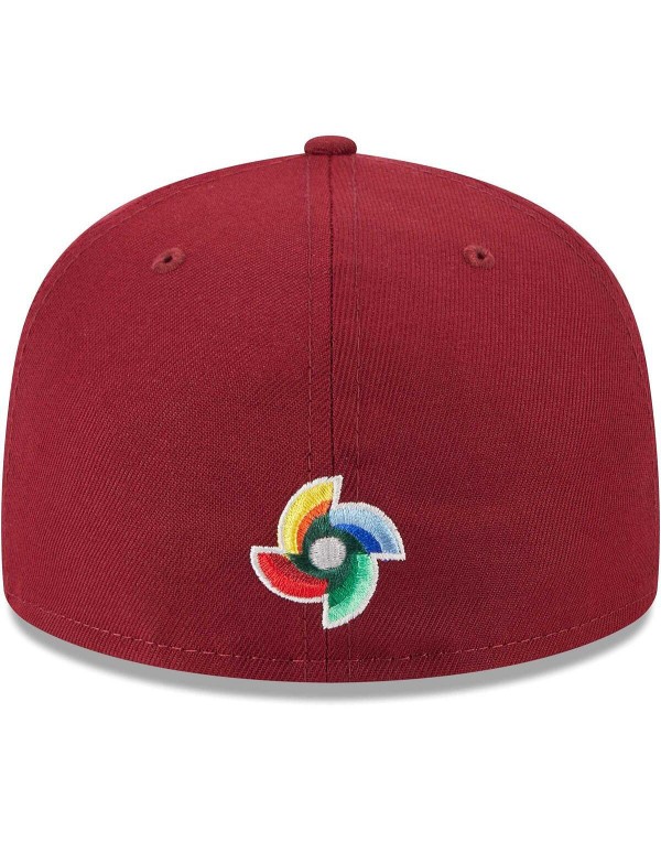 Men's Red Classic Fitted Hat