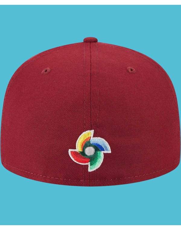 Men's Red Classic Fitted Hat