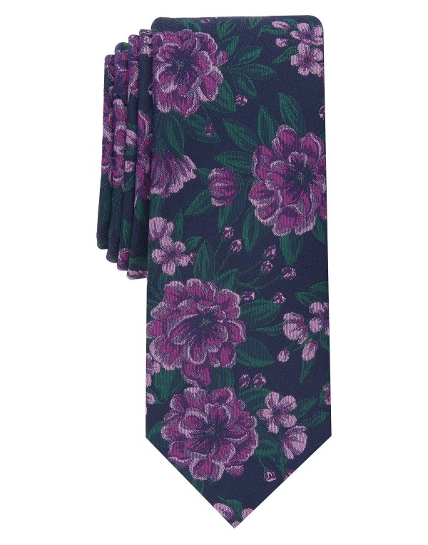 Men's Flower Pattern Necktie