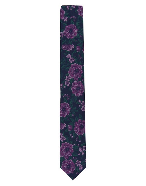 Men's Flower Pattern Necktie