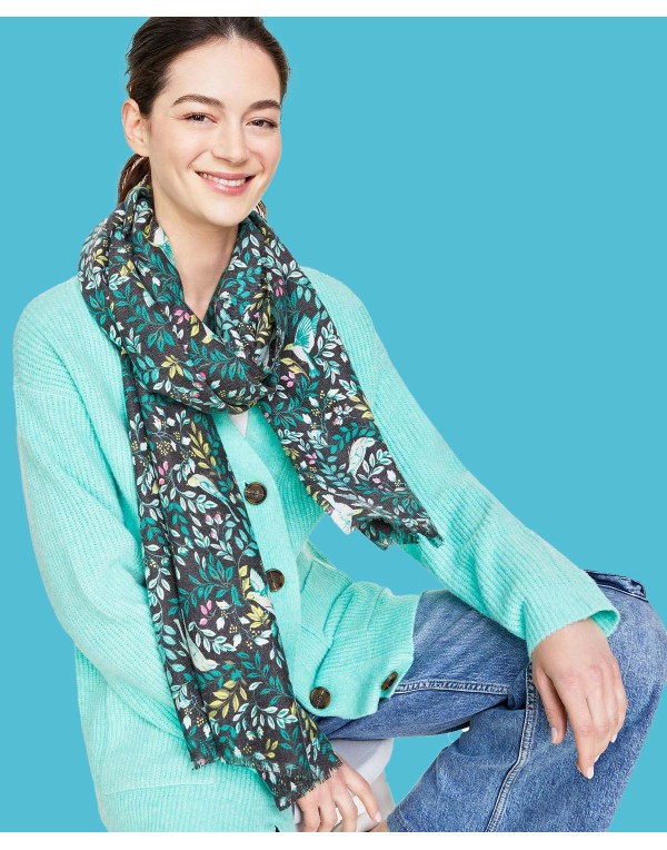 Women's Botanical Garden Printed Wrap Scarf