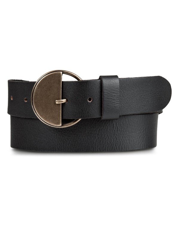 Women's Half Circle Statement Buckle Belt