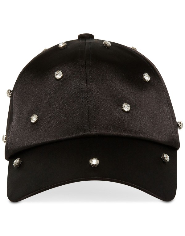 Women's Embellished Satin Baseball Hat