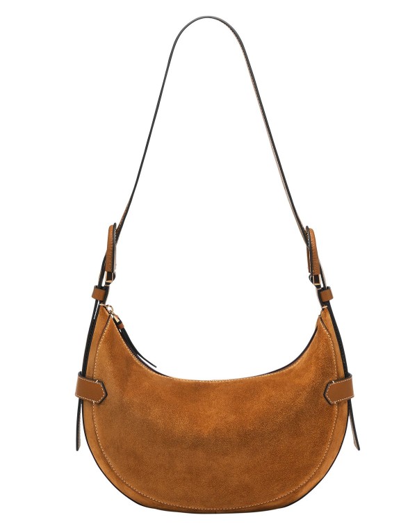 Suede Hobo Bag