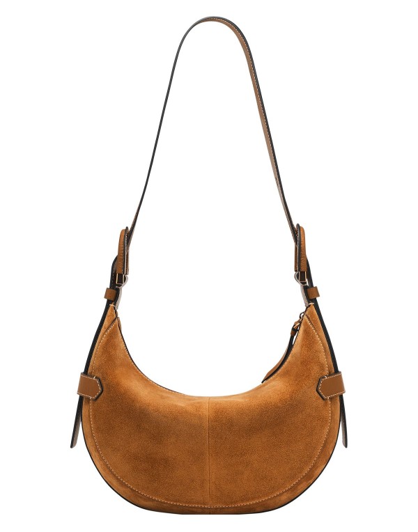 Suede Hobo Bag