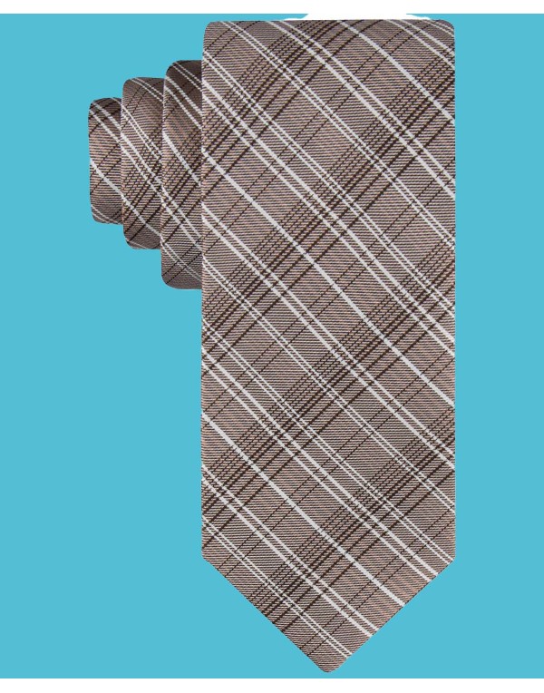 Men's Fine Wire Plaid Tie