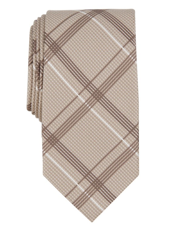 Men's Plaid Tie