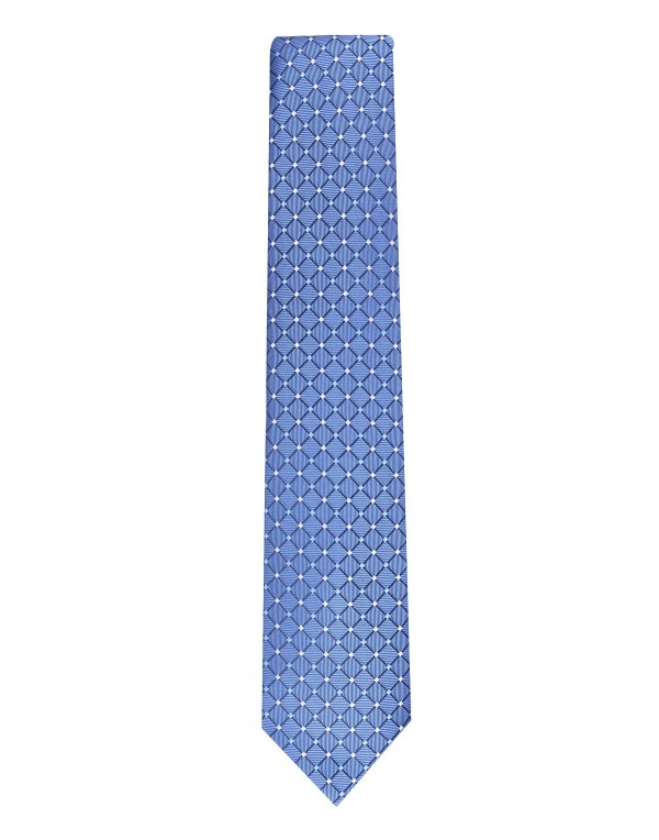 Traditional Men's Grid Pattern Necktie