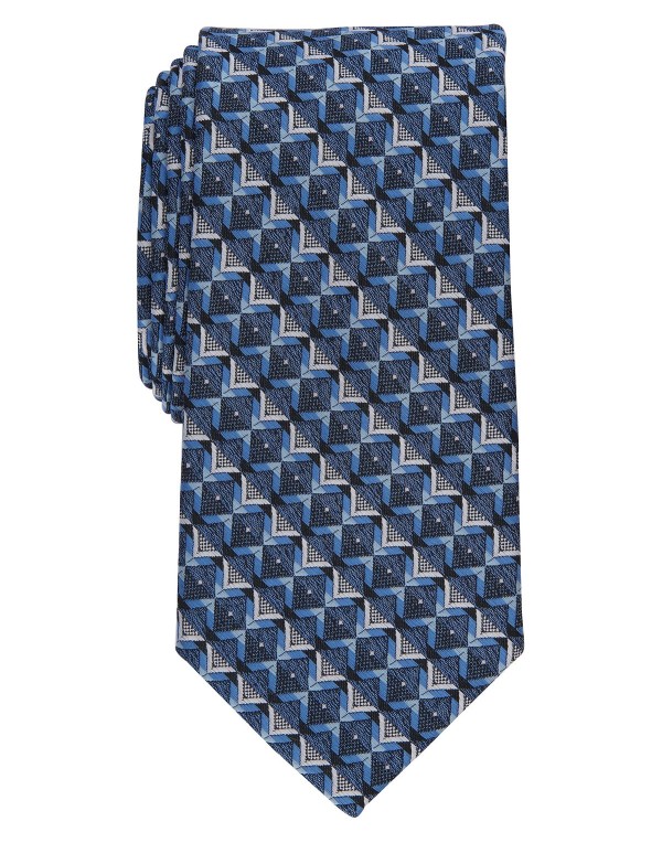 Men's Geometric Pattern Necktie