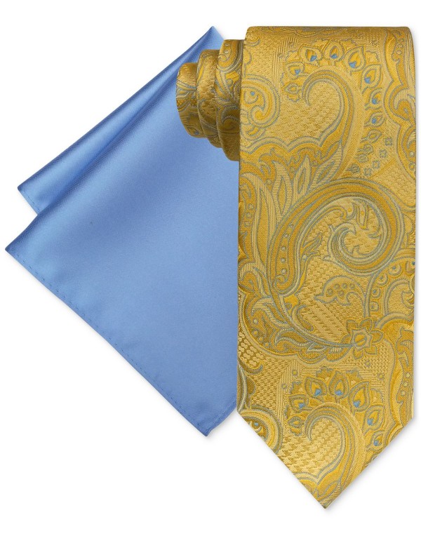 Men's Tie & Pocket Square Set