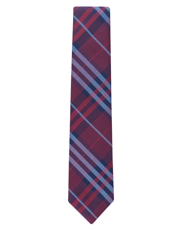 Men's Railroad Plaid Tie