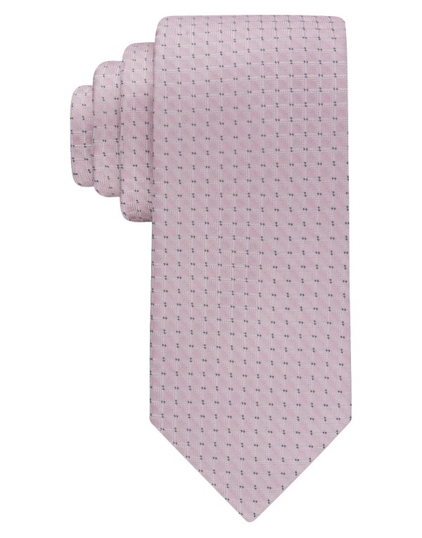 Men's Micro-Dot Grid Tie