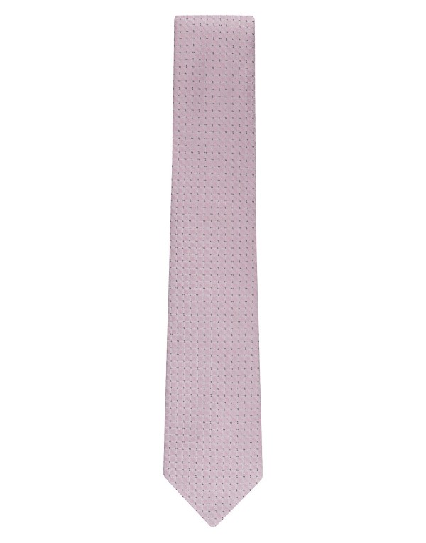 Men's Micro-Dot Grid Tie