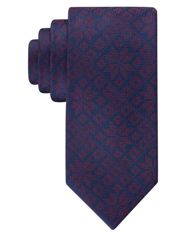 Men's Tie with Floral Design