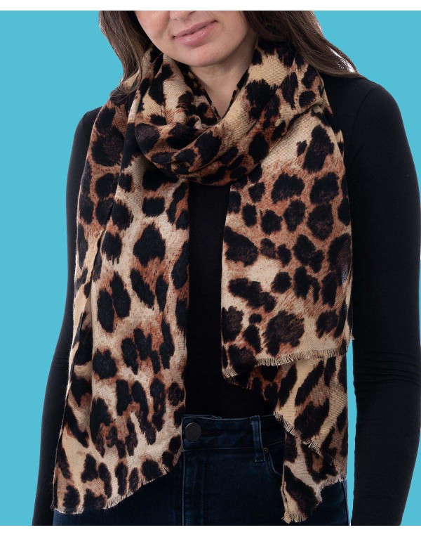 Women's Animal-Print Scarf