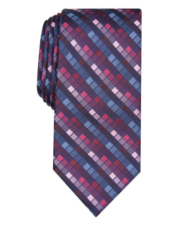 Men's Checkered Pattern Necktie