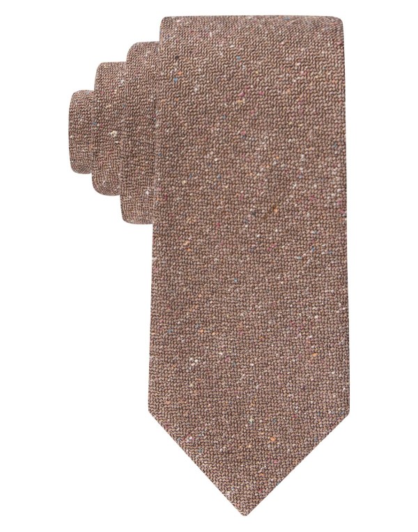 Men's Herringbone Solid Tie