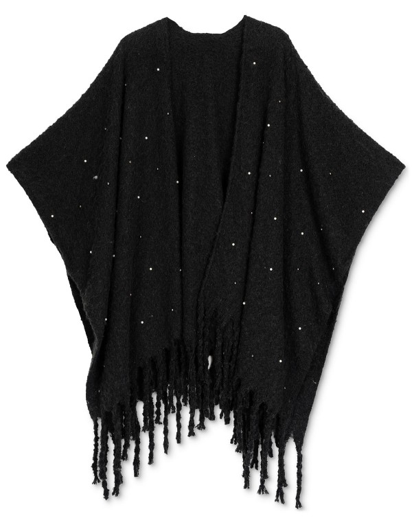 Women's Embellished Wrap Sweater